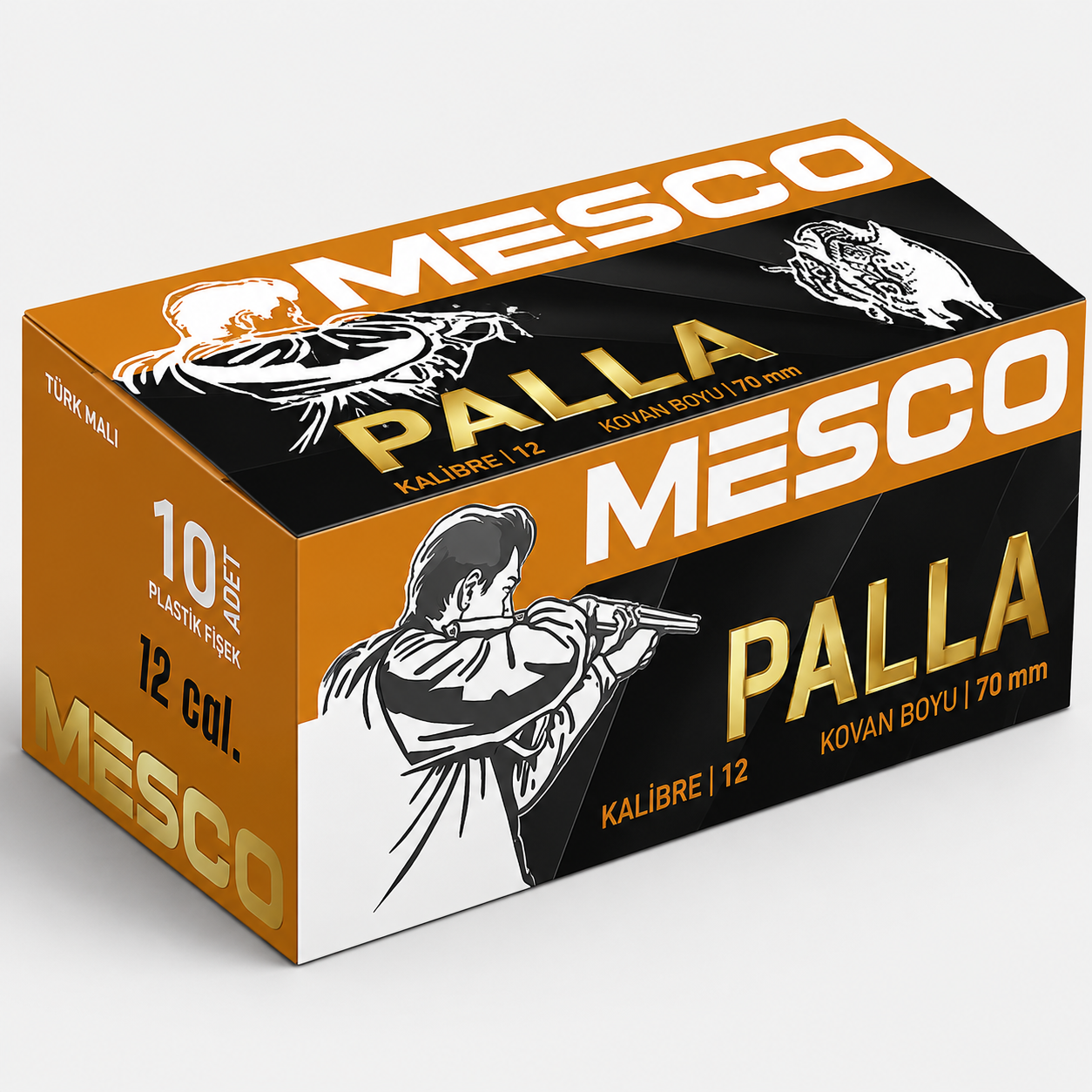 MESCO PALLA TEK KURŞUN FİŞEĞİ 12 CAL 70 MM