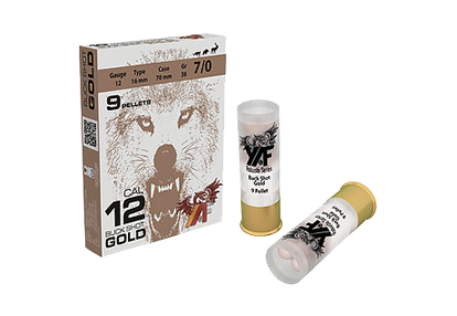 YAF 9 PELLET GOLD BUCK SHOT 12 CAL 36 GR