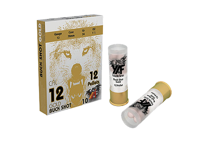YAF 12 PELLET GOLD BUCK SHOT 12 CAL 36 GR